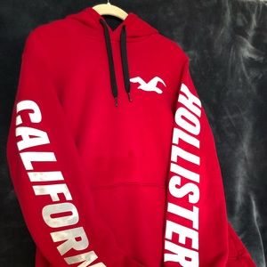 hollister logo hoodie